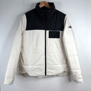 The North Face Everyday Insulated Jacket L White Black Outdoor Gorpcore Hiking